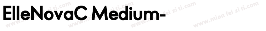 ElleNovaC Medium字体转换